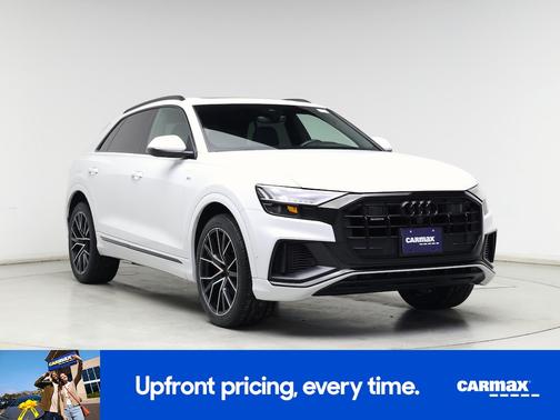 White 2021 Audi Q8 Premium Plus