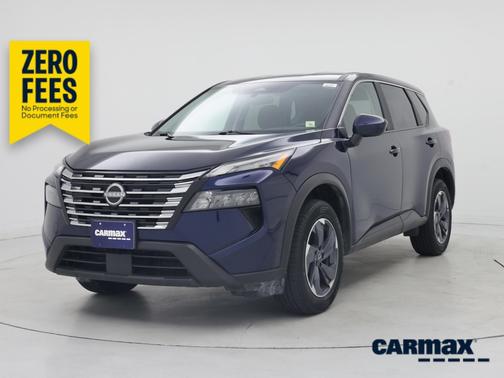 Blue 2025 Nissan Rogue SV