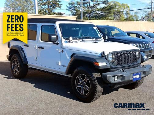 White 2018 Jeep Wrangler All-New Unlimited Sport S