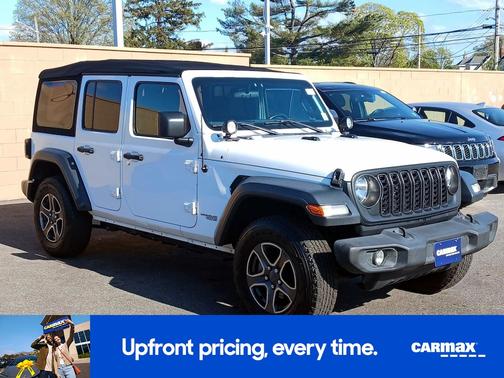 White 2018 Jeep Wrangler All-New Unlimited Sport S