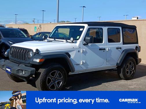 White 2018 Jeep Wrangler All-New Unlimited Sport S