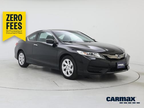 Black 2016 Honda Accord LX-S