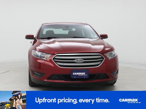 Red 2017 Ford Taurus SEL