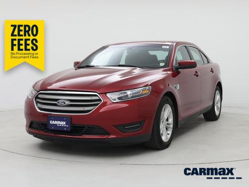 Red 2017 Ford Taurus SEL