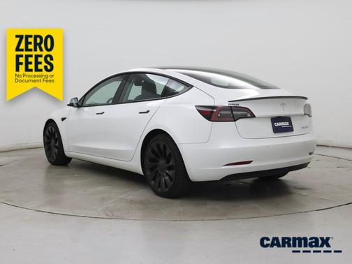 White 2022 Tesla Model 3 Performance