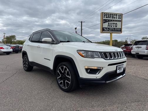 White 2018 Jeep Compass Limited
