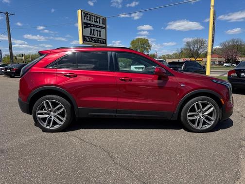 Red 2019 Cadillac XT4 Sport