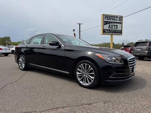 Caspian Black 2015 Hyundai Genesis 3.8
