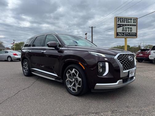 Red 2021 Hyundai PALISADE Calligraphy