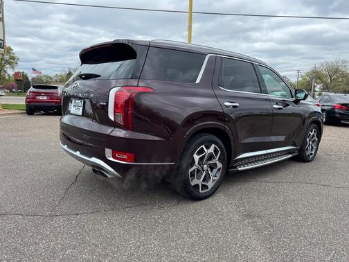 Red 2021 Hyundai PALISADE Calligraphy