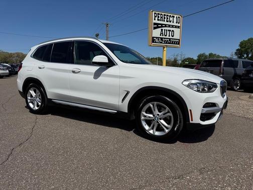 White 2020 BMW X3 xDrive30i