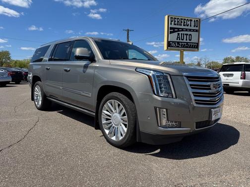 Tan 2019 Cadillac Escalade ESV Platinum