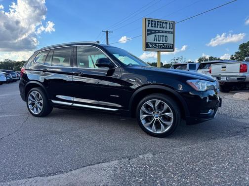 Black 2017 BMW X3 xDrive28i