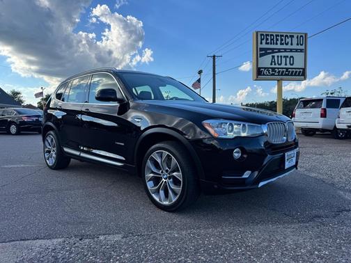 Black 2017 BMW X3 xDrive28i
