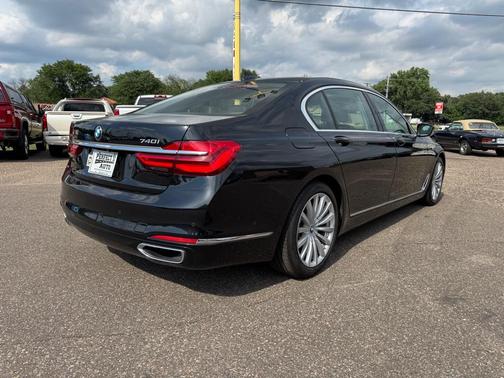 Black 2017 BMW 740 i xDrive