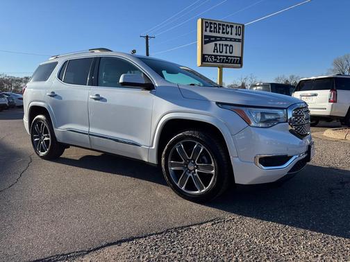 White 2017 GMC Acadia Denali