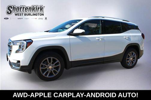 Summit White 2023 GMC Terrain SLT