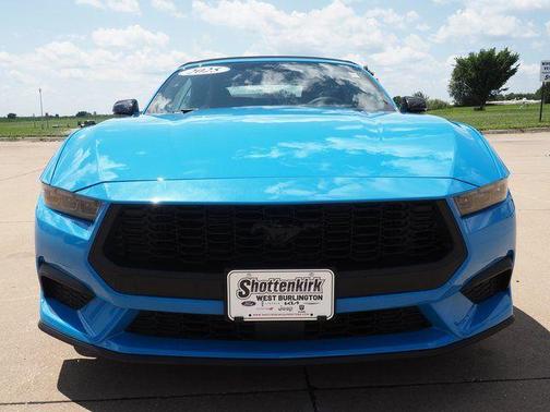 Grabber Blue 2025 Ford Mustang EcoBoost Premium