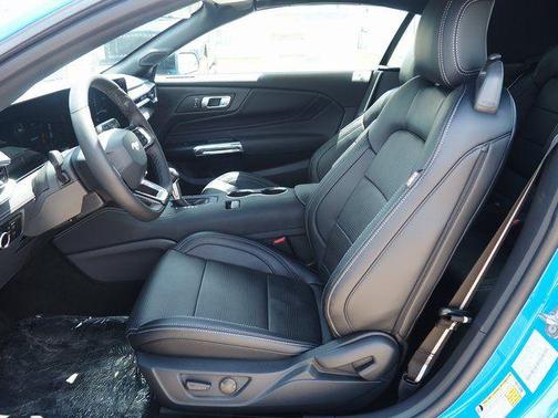 Grabber Blue 2025 Ford Mustang EcoBoost Premium
