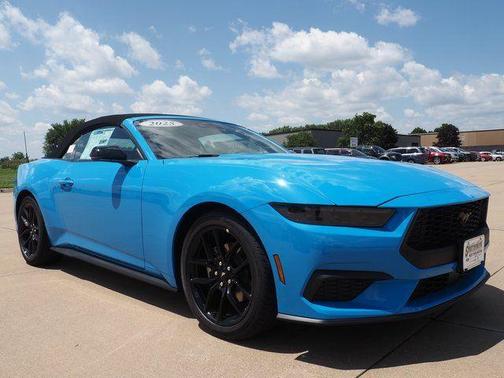 Grabber Blue 2025 Ford Mustang EcoBoost Premium