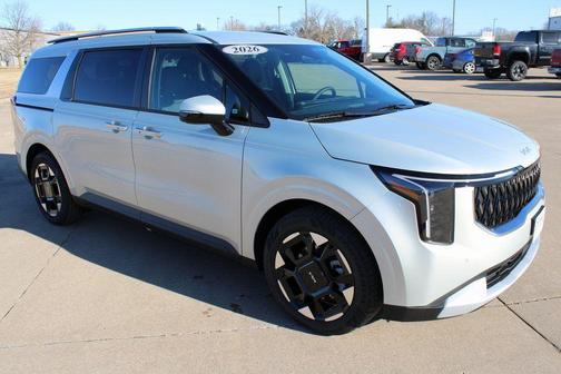 Ivory Silver 2026 Kia Carnival EX