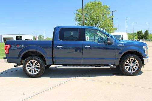 Blue 2015 Ford F-150 XLT