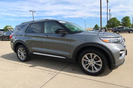 Gray Metallic 2022 Ford Explorer Limited