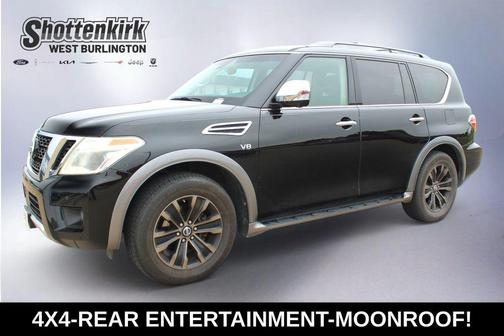 Black 2017 Nissan Armada Platinum