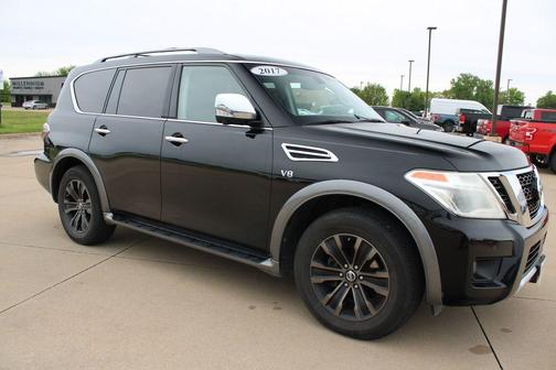 Black 2017 Nissan Armada Platinum