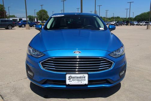 Velocity Blue Metallic 2020 Ford Fusion SE