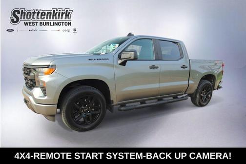 Sterling Gray Metallic 2023 Chevrolet Silverado 1500 Custom