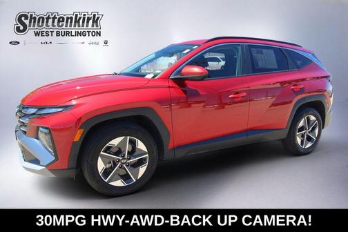 Red 2025 Hyundai TUCSON SEL