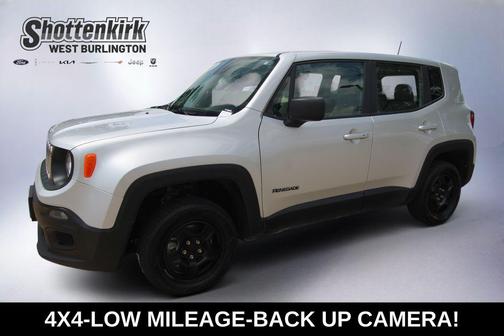 Glacier Metallic 2018 Jeep Renegade Sport