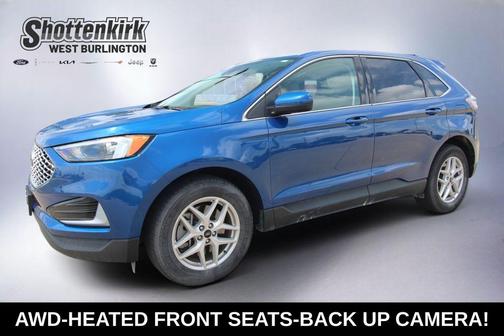 Atlas Blue Metallic 2024 Ford Edge SEL