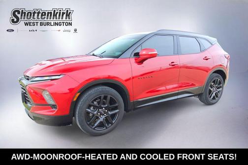Radiant Red 2023 Chevrolet Blazer RS