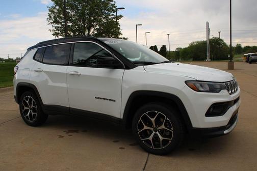Bright White Clearcoat 2025 Jeep Compass Limited
