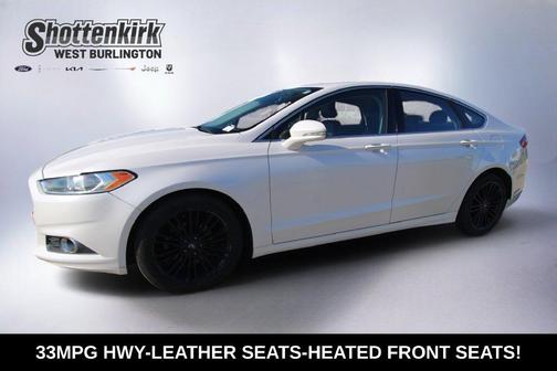White Platinum Tri-Coat Metallic 2016 Ford Fusion SE