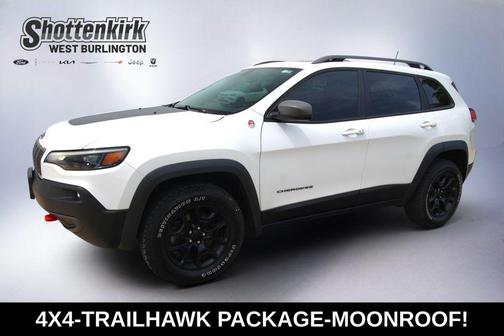 Bright White Clearcoat 2021 Jeep Cherokee Trailhawk