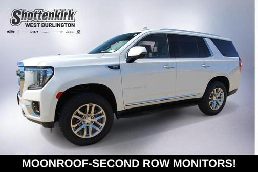 White Frost Tri-Coat 2021 GMC Yukon SLT
