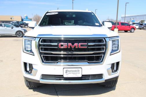 White Frost Tri-Coat 2021 GMC Yukon SLT