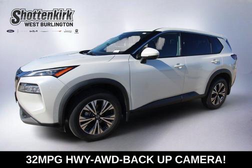 White 2021 Nissan Rogue SV