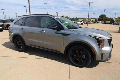 Steel Gray 2026 Kia Sorento Hybrid X-LINE SX PRESTIGE