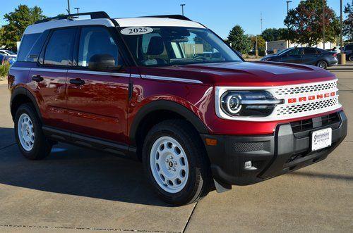 Ruby Red Metallic 2025 Ford Bronco Sport Heritage