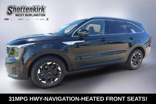 Ebony Black 2024 Kia Sorento S