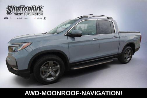 Obsidian Blue Pearl 2023 Honda Ridgeline RTL-E