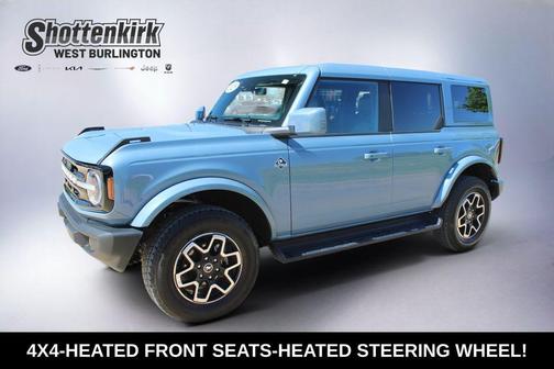 Azure Gray Metallic 2025 Ford Bronco Outer Banks