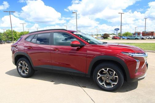 Crimson Metallic 2025 Chevrolet Trax LT