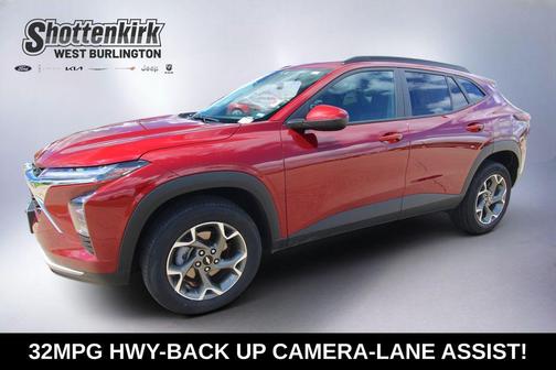 Crimson Metallic 2025 Chevrolet Trax LT
