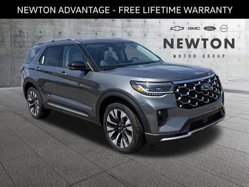 Gray 2026 Ford Explorer Platinum