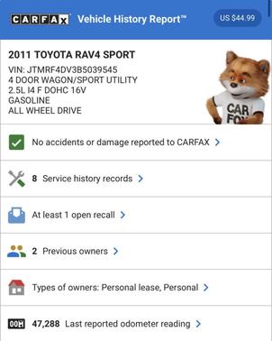 2011 Toyota RAV4 Sport